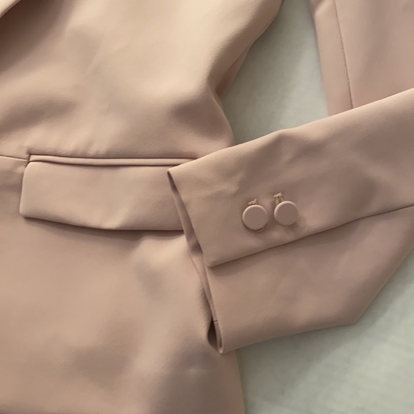 Ann Taylor Factory Pastel Pink petite blazer 6P - Picture 7 of 8
